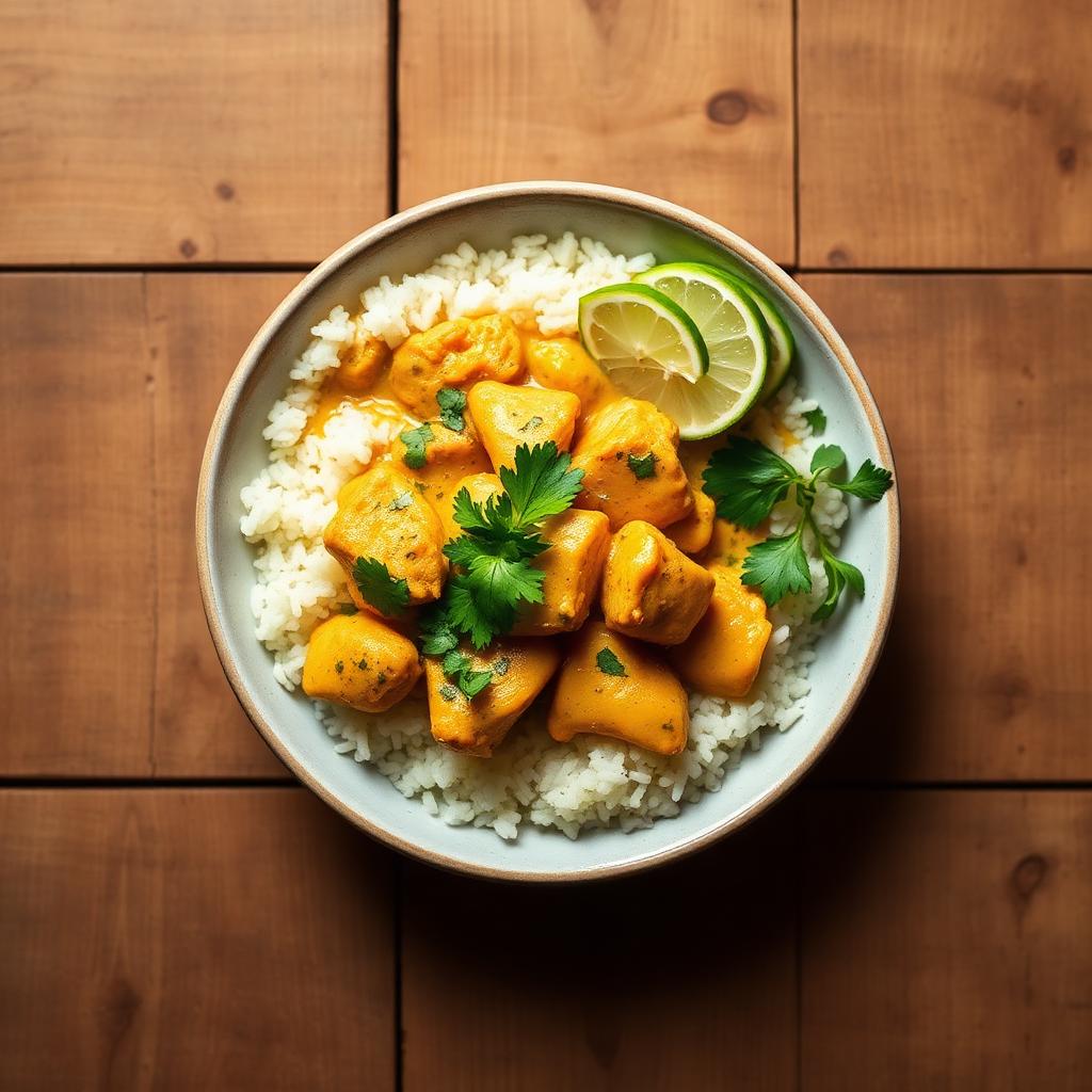 Coconut curry with chicken
